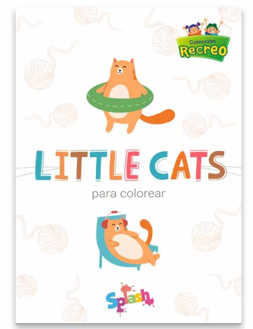 LIBRO PARA COLOREAR LITTLE CATS - RECREO