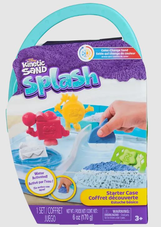 KINETIC SAND MALETIN DE JUEGO SPLASH