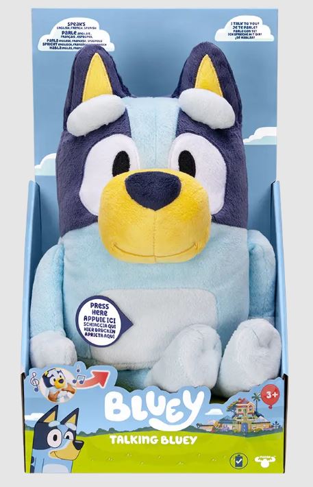 BLUEY MUÑECO PELUCHE HABLA -MUSICAL