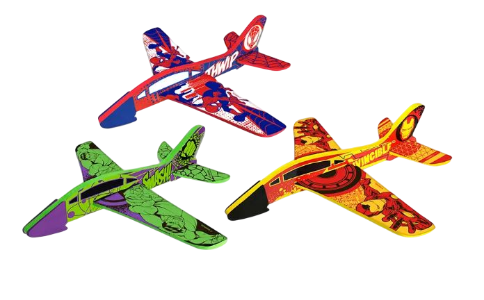 MARVEL PLANEADOR - 3 MODELOS