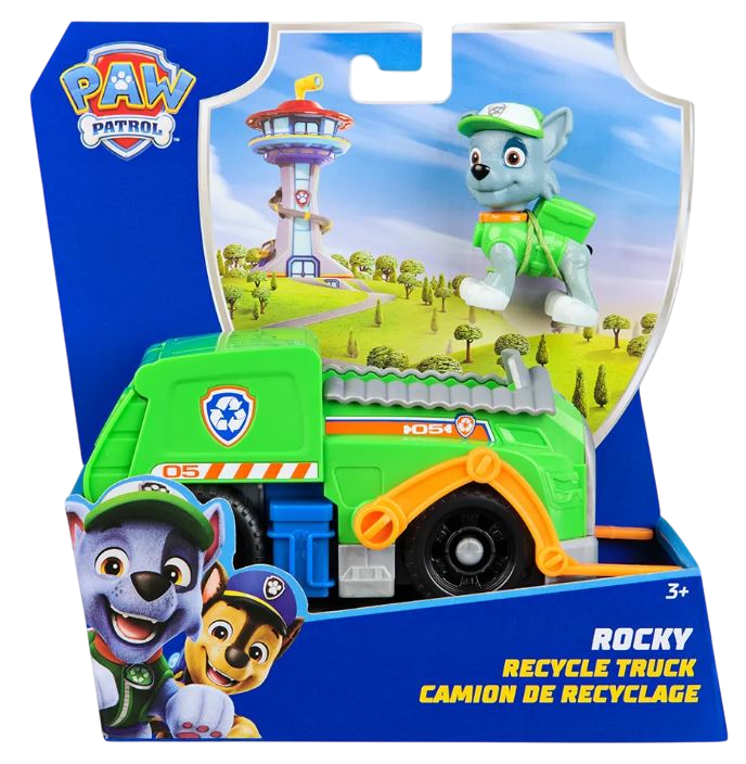 PAW PATROL VEHICULO CON ROCKY