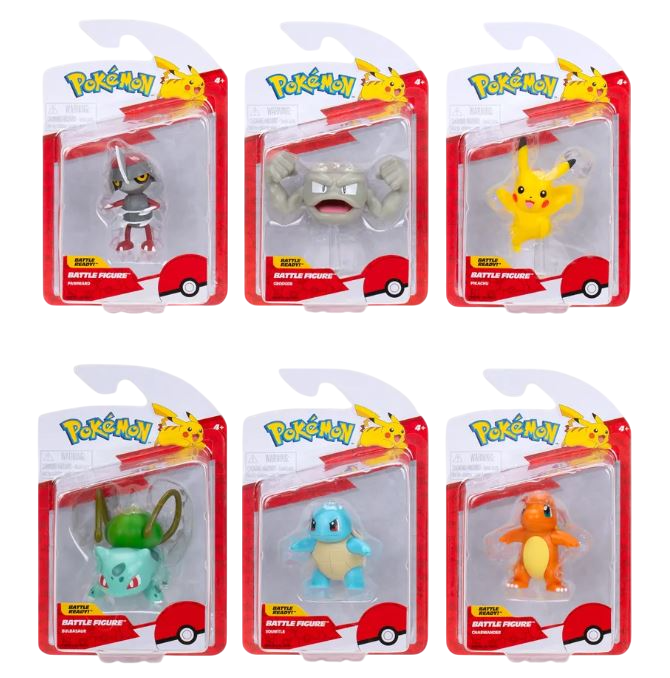 POKEMON MINI FIGURA - 6 MODELOS