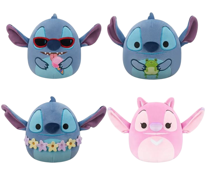 SQUISHMALLOWS STITCH CHICO - 4 MODELOS