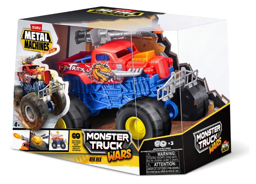 METAL MACHINES MONSTER TRUCK WARS - 3 MODELOS