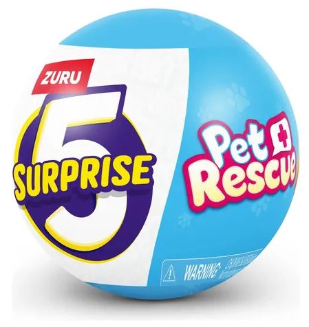 5 SURPRISE PET RESCUE ZURU