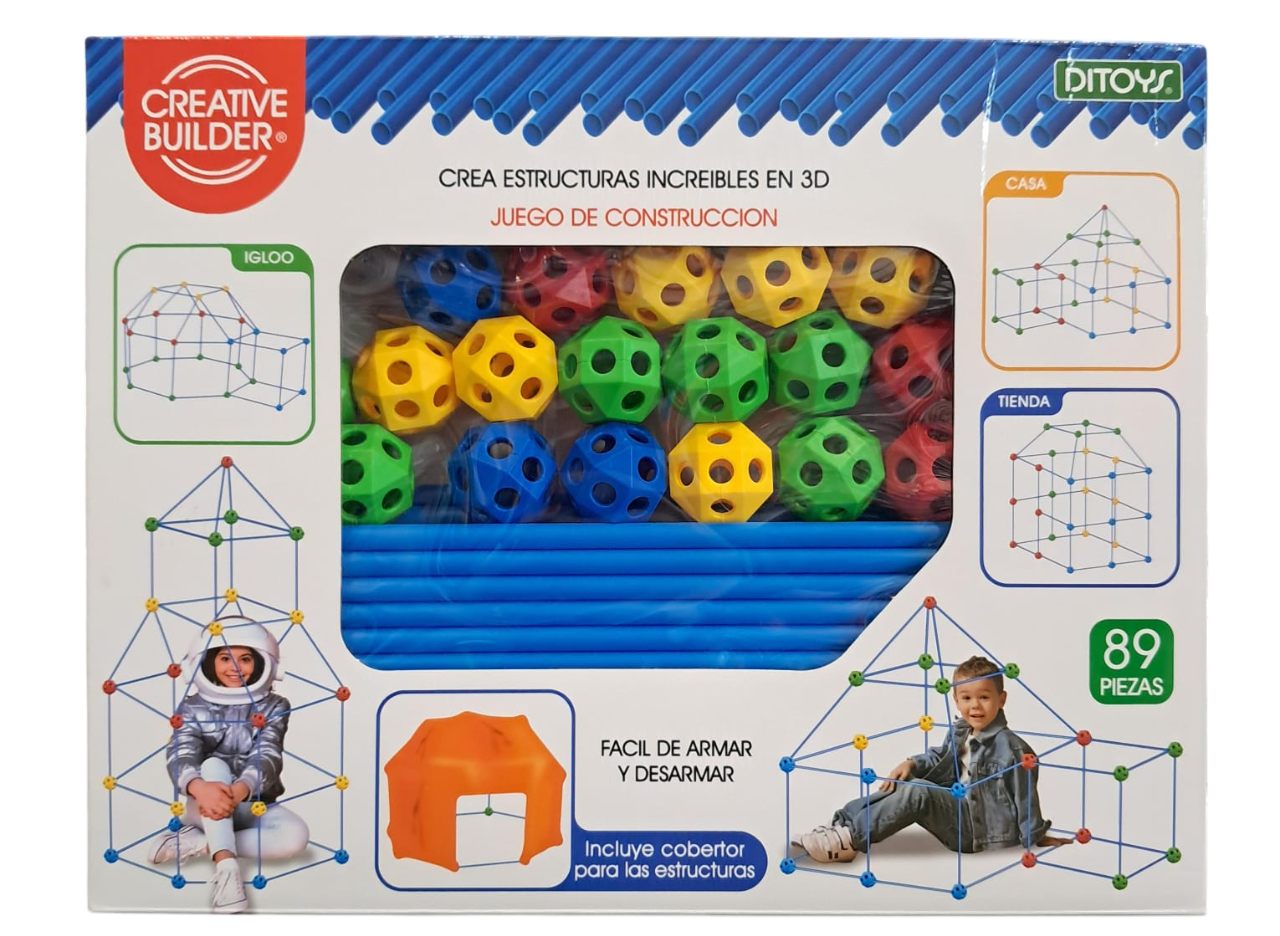 CREATIVE BUILDER 89 PIEZAS JUEGO DE CONSTRUCCION