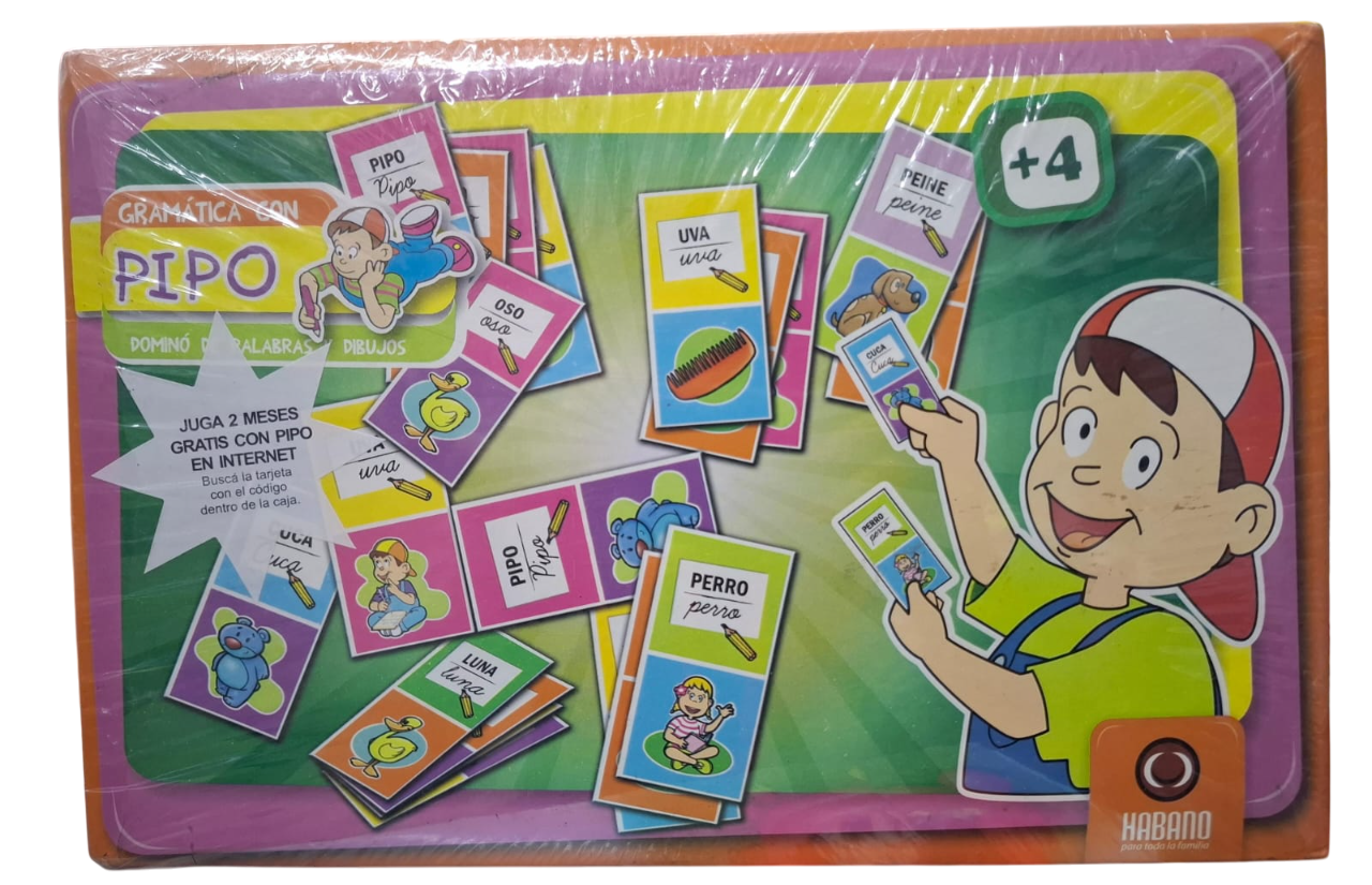 DOMINO DE PALABRAS CON PIPO