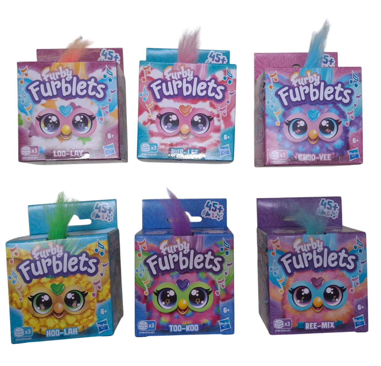 FURBY FURBLETS CON SONIDO - 6 MODELOS
