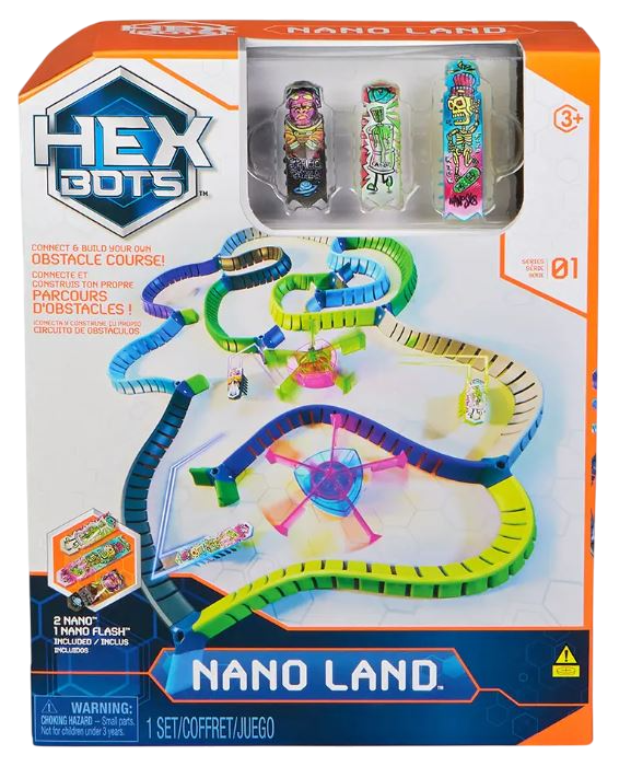 HEX BOTS CONECTA Y CONSTRUYE NANO LAND
