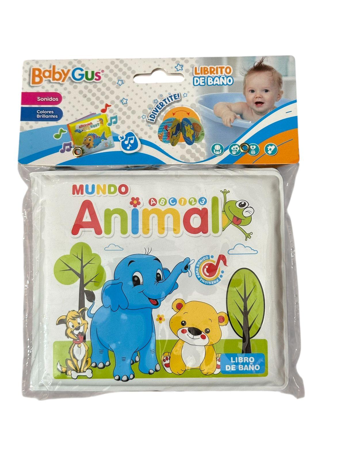 LIBRITO PARA BAÑO MUNDO ANIMAL