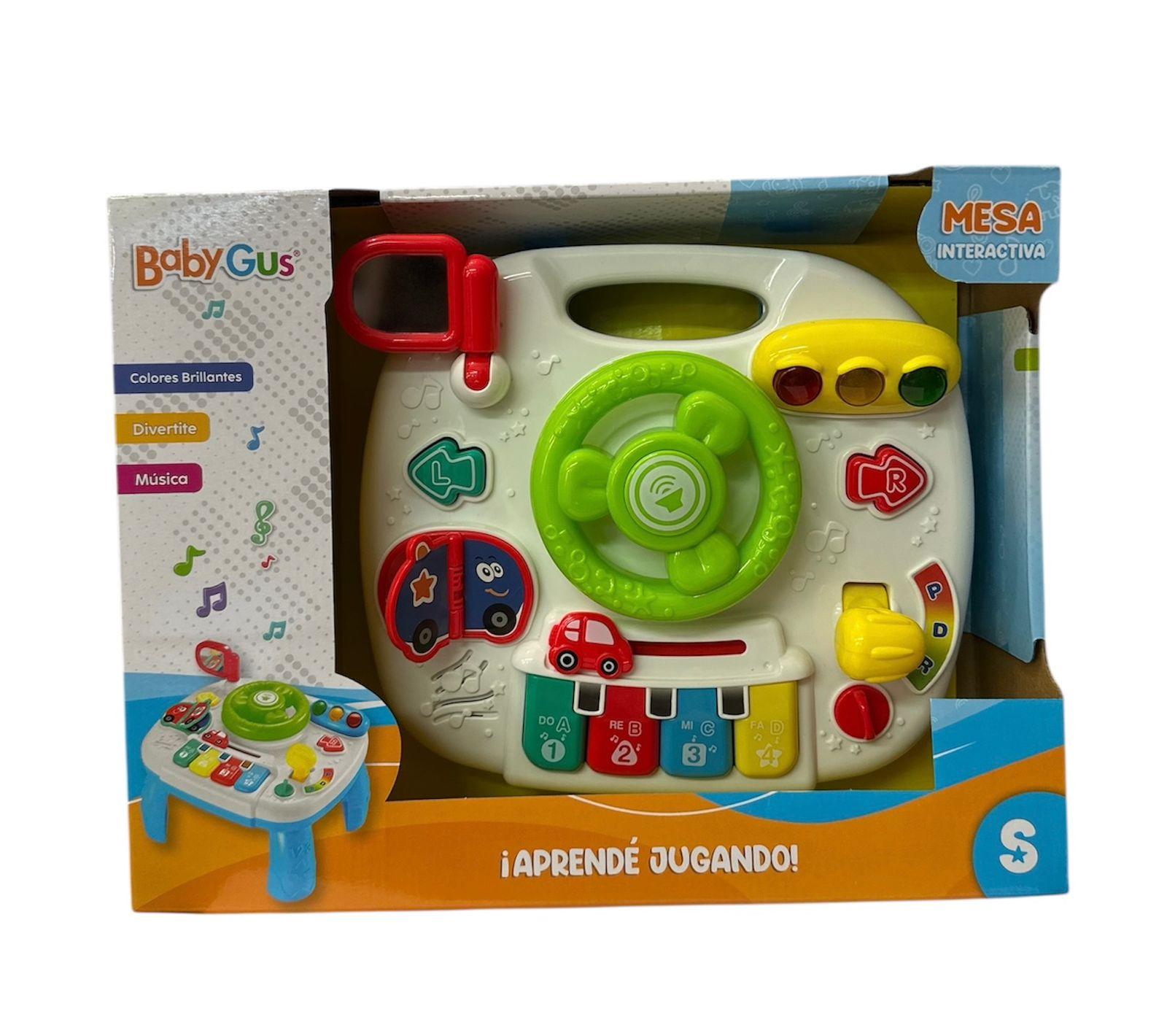 MESA INTERACTIVA CON VOLANTE - LUZ Y SONIDO -
