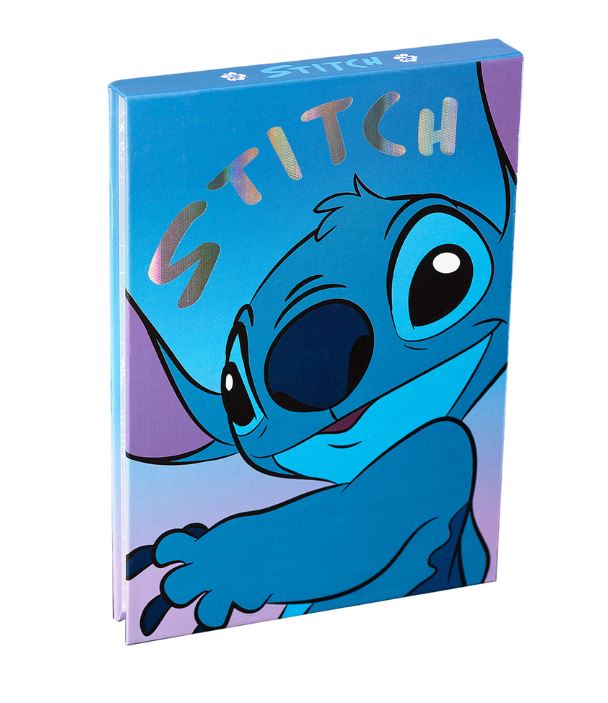 BLOCK DE NOTAS 120 HOJAS STITCH