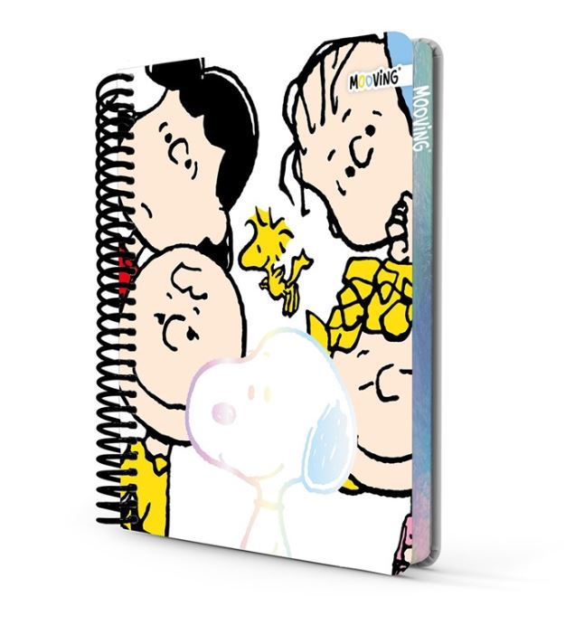 CUADERNO PREMIUM ESPIRAL 1/2 OFICIO SNOOPY