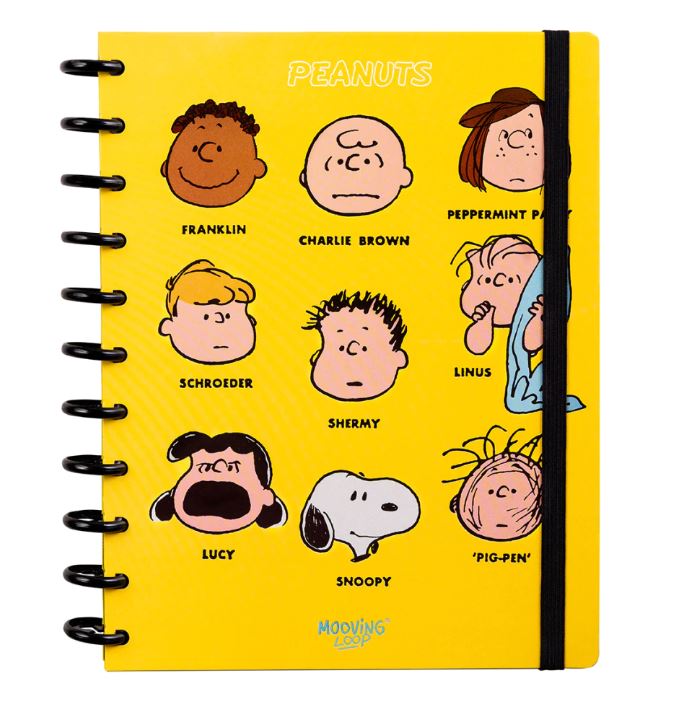 MOOVING LOOP CUADERNO DE DISCOS CARTA SNOOPY