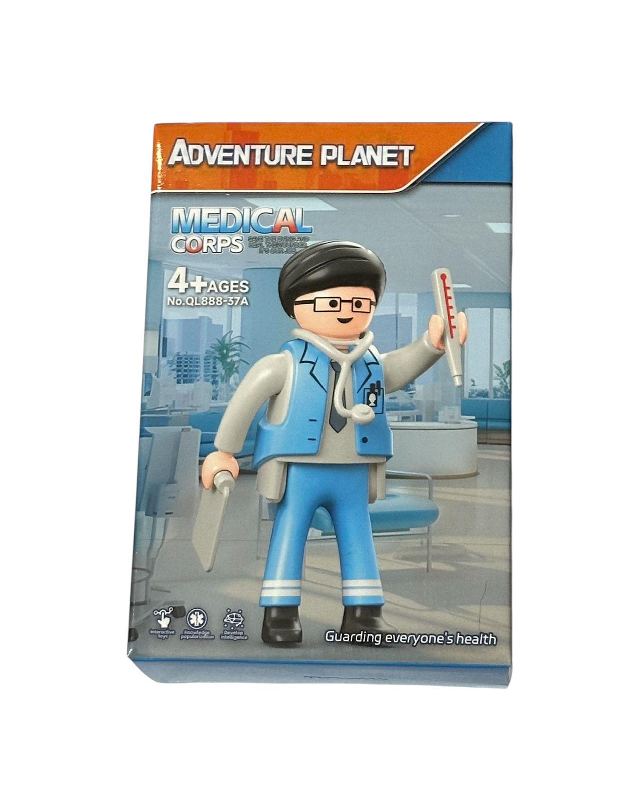 FIGURAS MEDICO CON ACCESORIOS - 4 MODELOS -