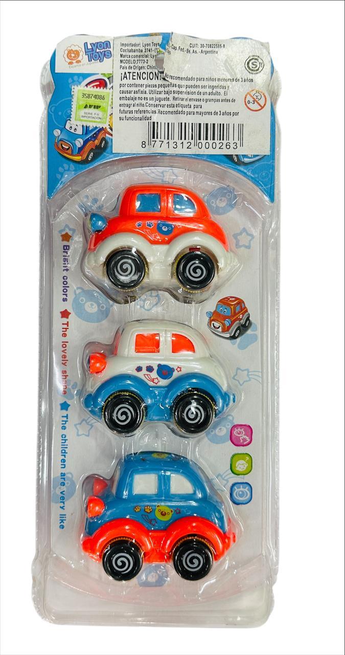 AUTO X 3 INFANTIL FRICCION