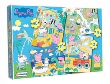 4 PUZZLES PEPPA