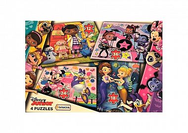 4 PUZZLES DISNEY