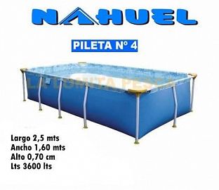 PILETA DE LONA NRO 4