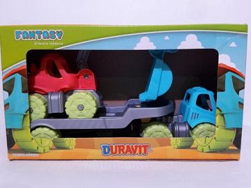 CAMION TRAILER RETRO INFANTIL