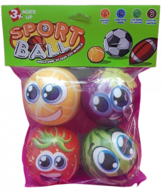 PELOTAS SOFT CARITAS X 4