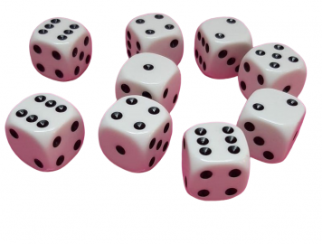 DADOS BLANCOS X 1 - 19MM (10858)