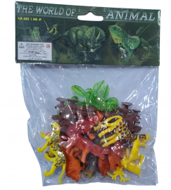 ANIMALES DE LA SELVA CHICO EN BOLSA
