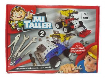 MI TALLER CON HERRAMIENTAS METAL 140P EN CAJA