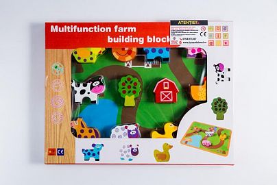 ESCENARIO GRANJA DE MADERA EN CAJA