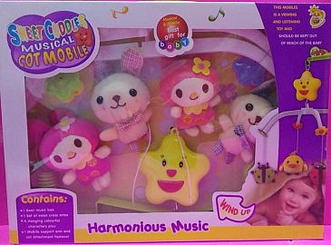 MOVIL MUSICAL PELUCHE C/LUZ