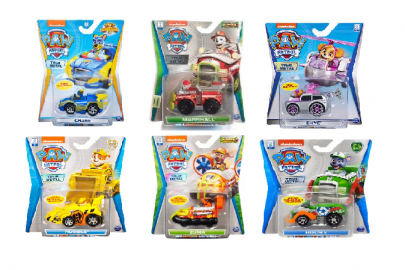 PAW PATROL VEHICULO METAL CON FIGURA - MODELOS SURTIDOS
