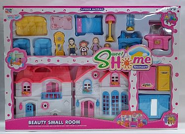 CASITA C/MUEBLES MED. SWEET HOME (TOY3907)