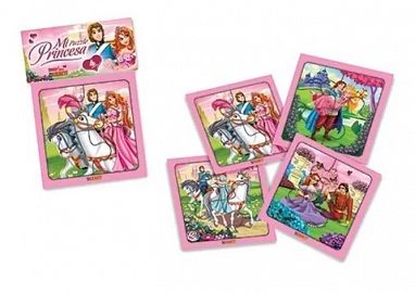 PUZZLE X4 PZAS PRINCESA