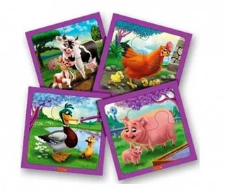 PUZZLE X 4 GRANJA 4PZAS