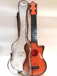 GUITARRA PLASTICA CON FUNDA