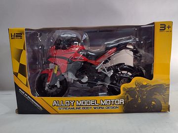 MOTO EN CAJA ROJA ESC 1:12