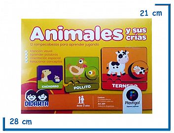 ANIMALES Y SUS CRIAS