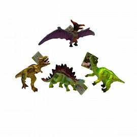 DINOSAURIO SOFT 20CM C/CHIFLE - MODELOS SURTIDOS