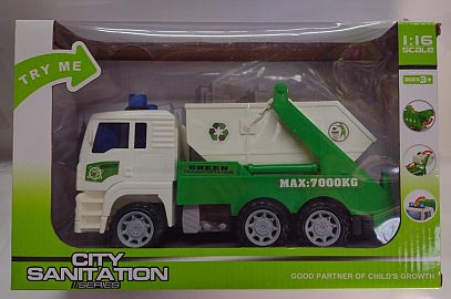 CAMION VOLQUETE CON LUZ