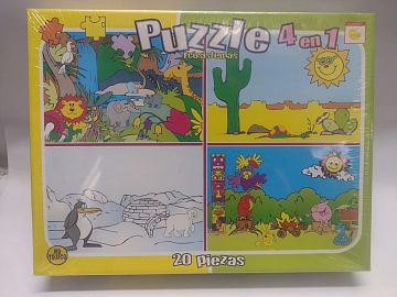 PUZZLE 4 EN 1 (IR316/IR317) - MODELOS SURTIDOS