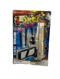 PISTOLA CON DARDOS EN BLISTER (61056)