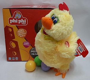 GALLINA MUSICAL PONE HUEVOS EN CAJA