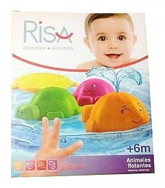 ANIMALES FLOTANTES X 4 - RISA -