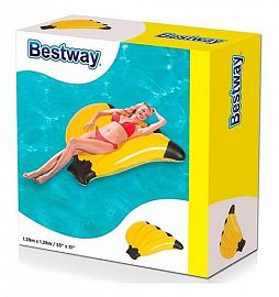 COLCHONETA INFLABLE BANANAS 139X129CM EN CAJA