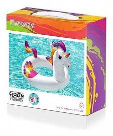 SALVAVIDAS INFLABLE UNICORNIO 119 CM