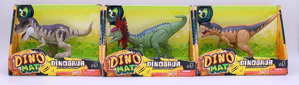 DINO MAT CON LUZ Y SONIDO