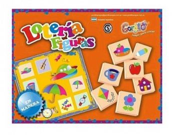 LOTERIA FIGURAS MADERA
