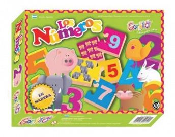 PARES - LOS NUMEROS MADERA