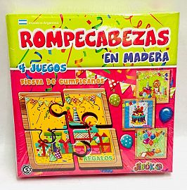 ROMPECABEZAS MADERA FIESTA