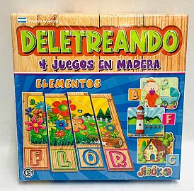 DELETREANDO MADERA ELEMENTOS (90545)
